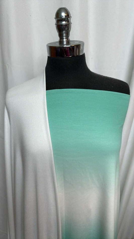 IVORY/MINT OMBRE BUNDLE : 2YD Mint Ombre PRS FT & 2YD Ivory Oakley SK : A28401
