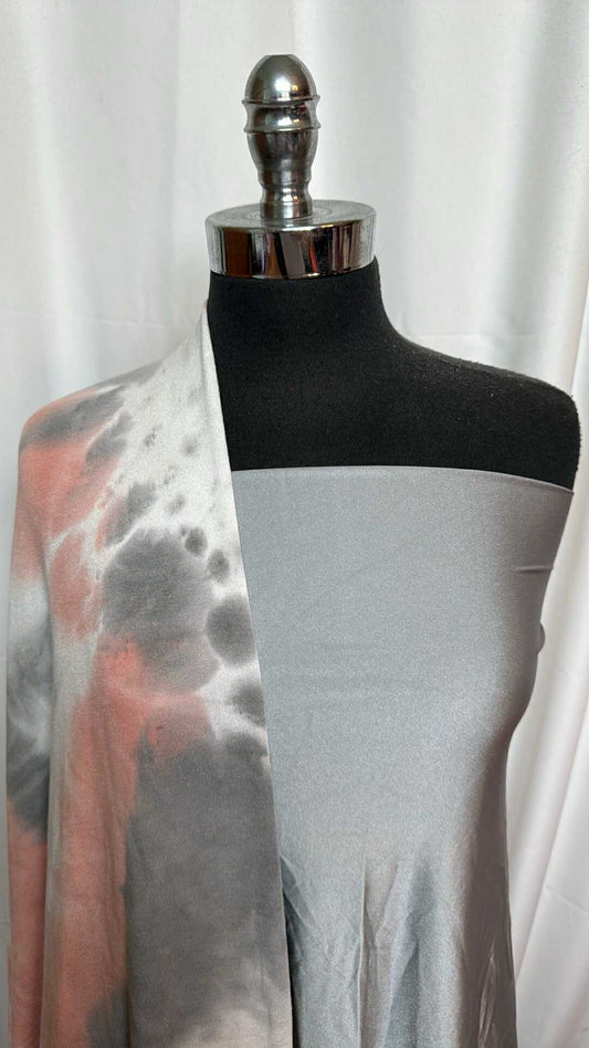 SILVER SHIMMER/TIE DYE BUNDLE : 2YD Silver Shimmer N/S & 2.5YD Tie Dye PRS FT : A27830
