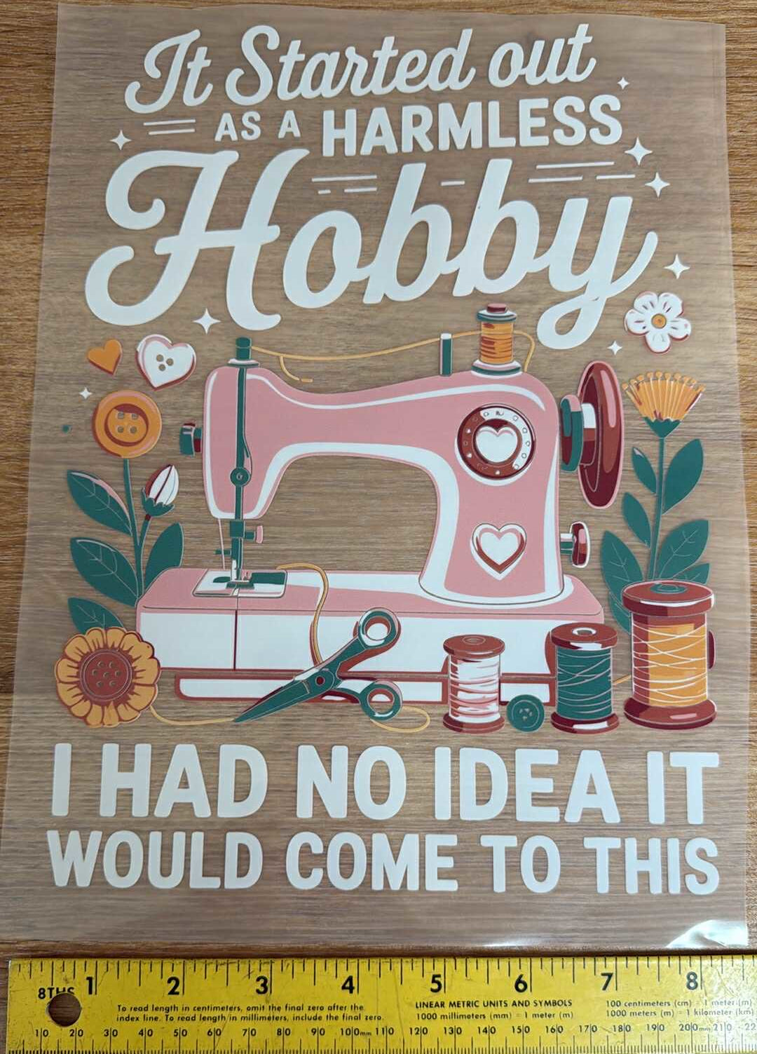 22 - Iron On Decal - Sold Individually