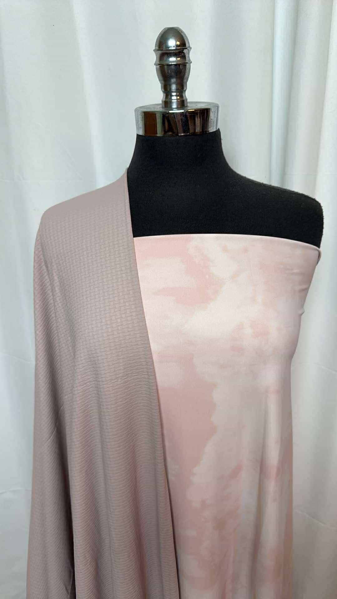 BLUSH MARBLE/JACQUARD BUNDLE : 2YD Blush Marble Yoga PF & 2YD Jacquard PF : A26983