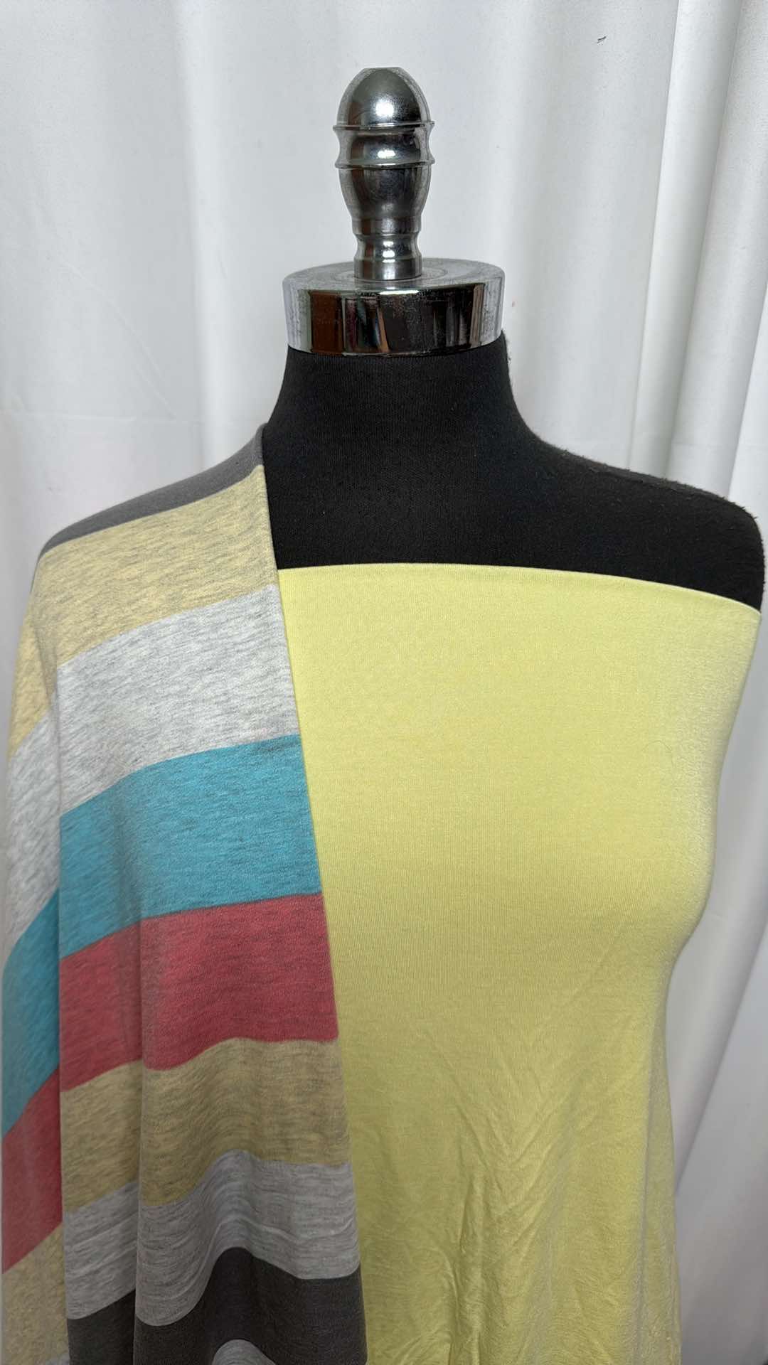 YELLOW/WIDE STRIPE BUNDLE : 1YD Wide Stripe PRS FT & 1YD Yellow Bamboo : A27226