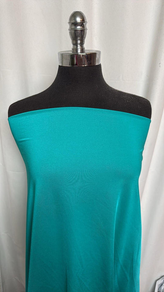 Solid Turquoise - Nylon/Spandex Swim - 2 Yard Cut