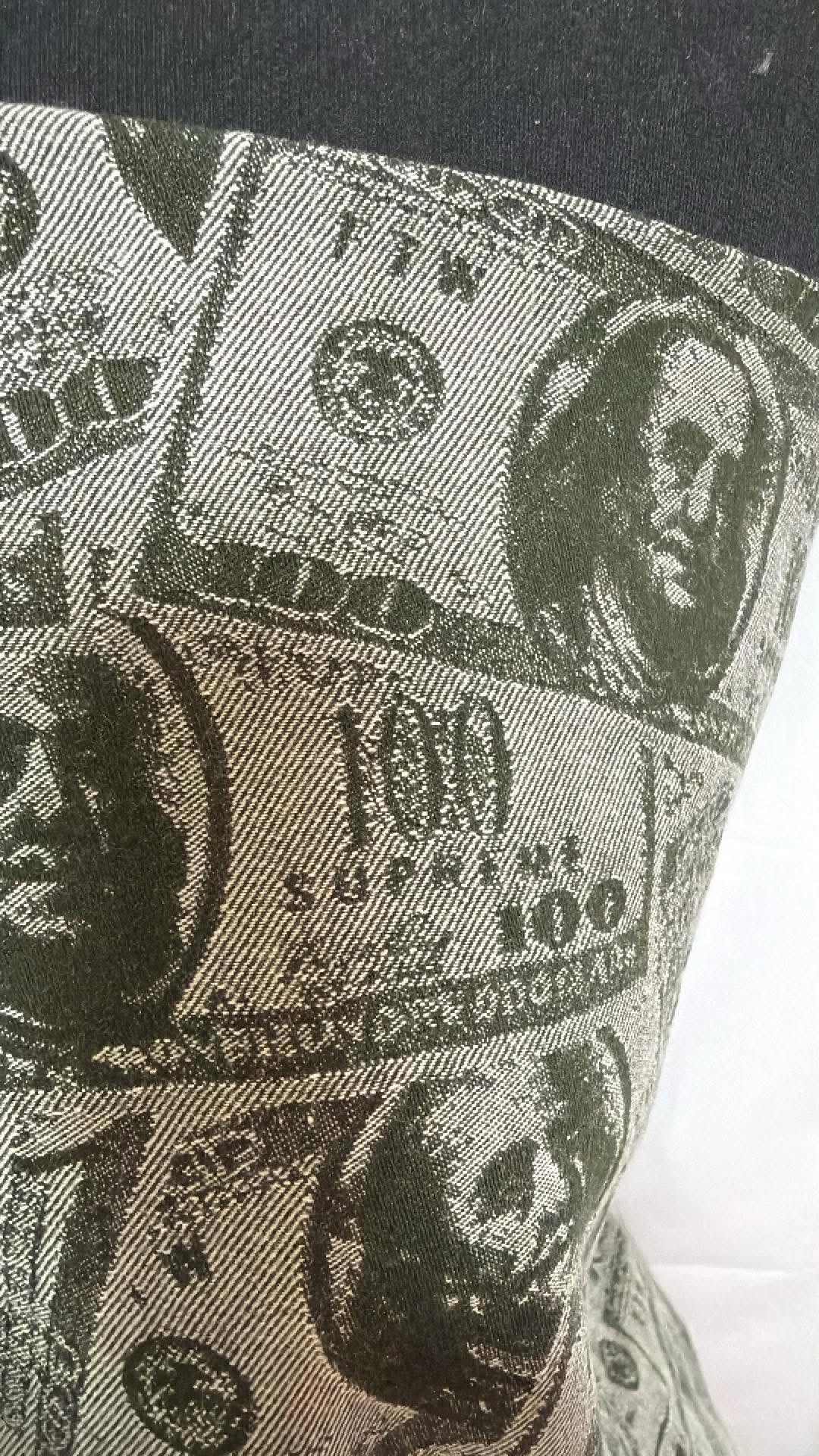 DENIM/MONEY BUNDLE : 2.5YD Money Designer Denim & 2YD Black Heavy Denim : A30577