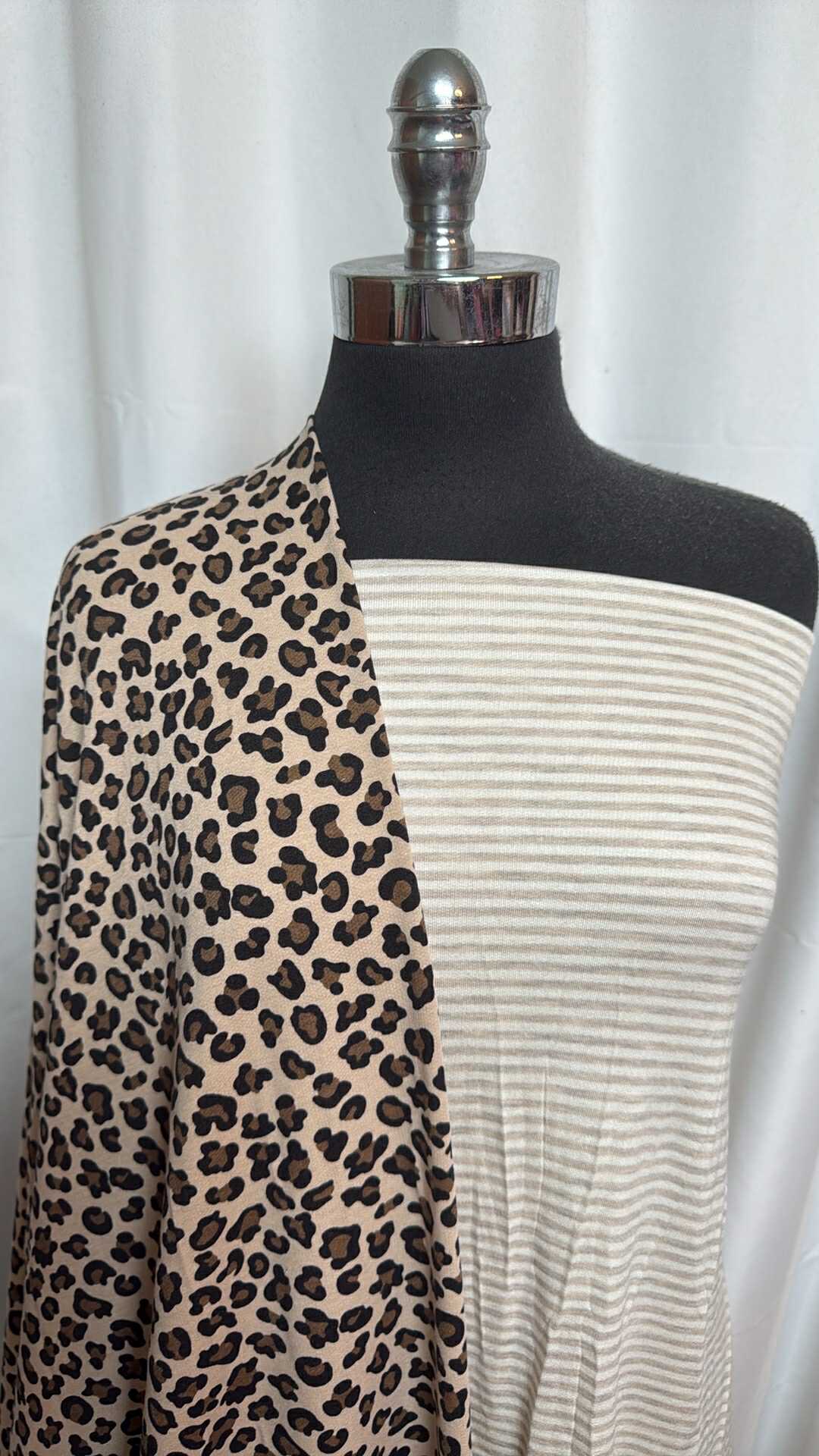 THIN STRIPE/LEOPARD BUNDLE : 2YD Leopard PRS FT & 2YD Thin Stripe Baby FT : A28449