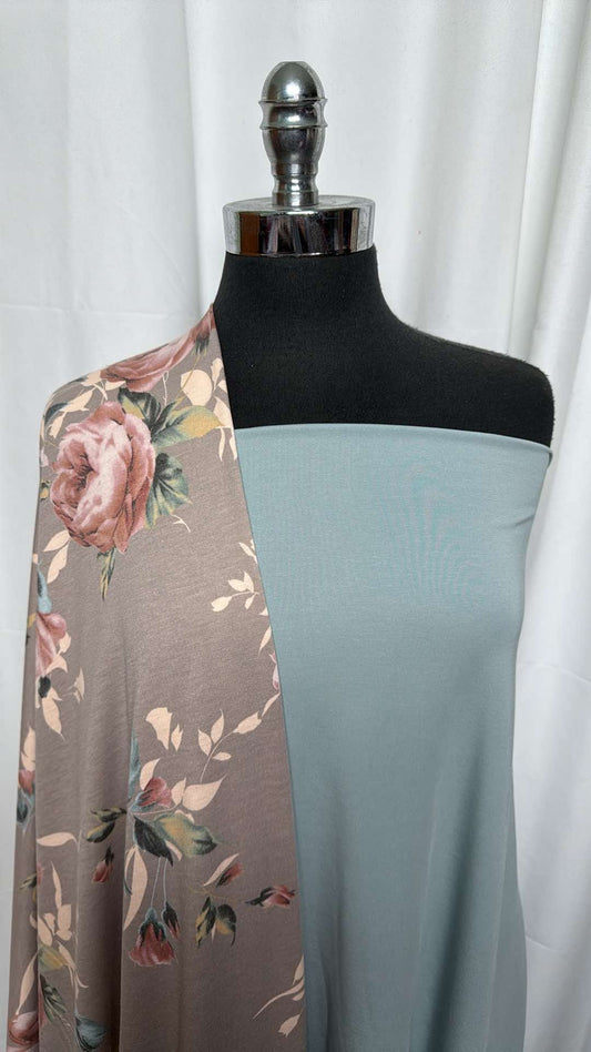 SLATE/FLORAL BUNDLE : 2YD Slate MVC & 2YD Floral PRS FT : A27330