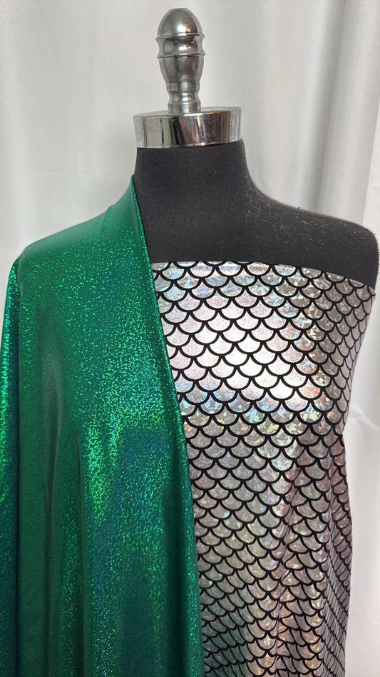 GREEN FOIL/SCALES BUNDLE : 2YD Scales ITY w/Foil & 1+YD Green Foil PF : A31090