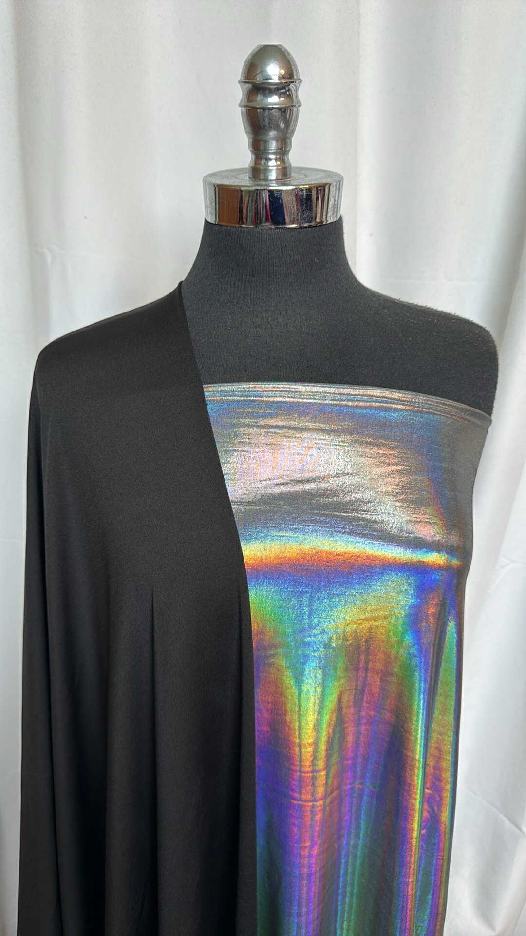 BLACK/HOLO BUNDLE : 2YD Black Yoga PF & 2YD Holographic Foil ITY : A28534