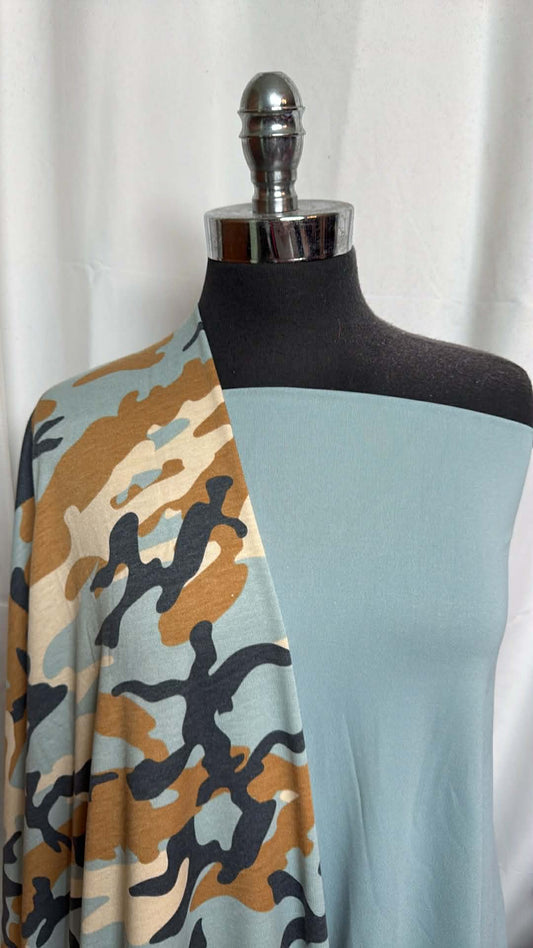 LIGHT BLUE/CAMO BUNDLE : 2YD Light Blue P/S Jersey & 2YD Camo PRS FT : A29895