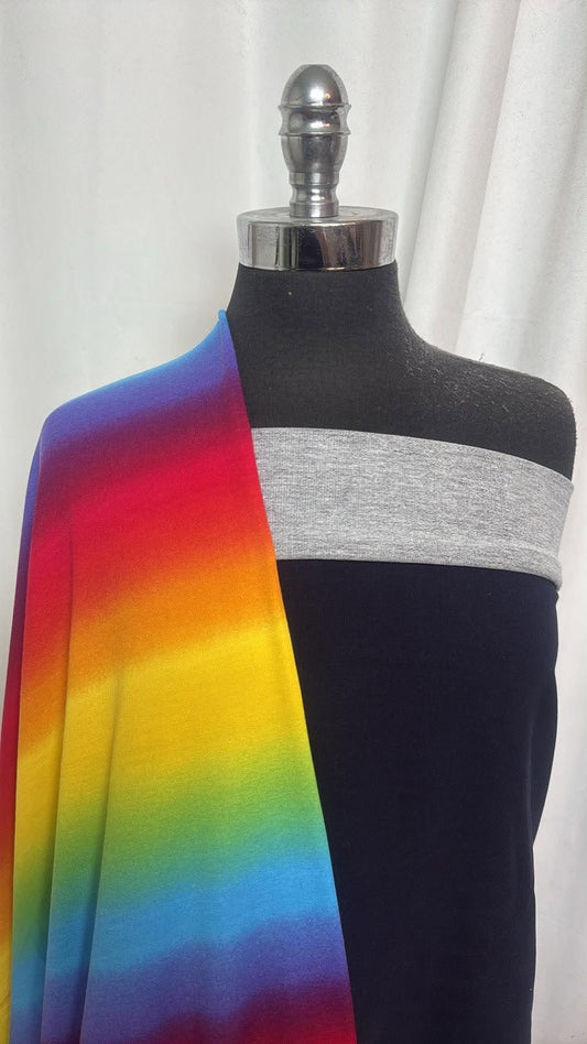 DENIM/OMBRE RAINBOW BUNDLE : 2YD Ombre Rainbow PRS FT & 2YD "Denim" C/S FT : A30880