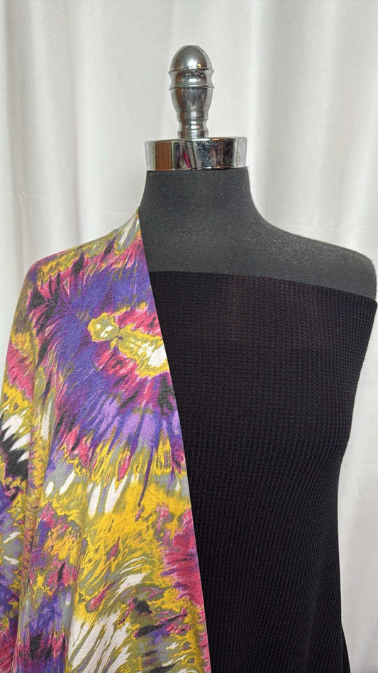 BLACK/TIE DYE BUNDLE : 3YD Black Thermal SK & 3YD Tie Dye PRS FT : A29105