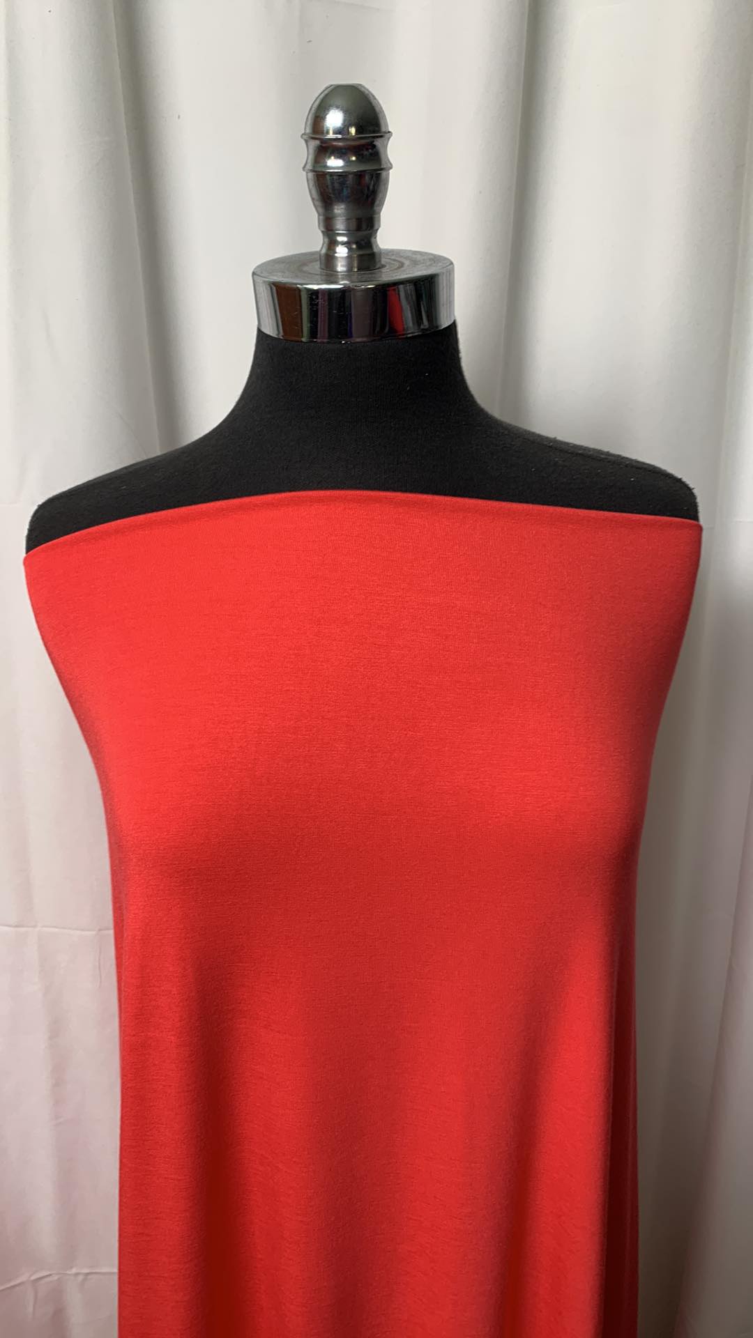 Bright Coral - Bamboo Jersey - By the Yard