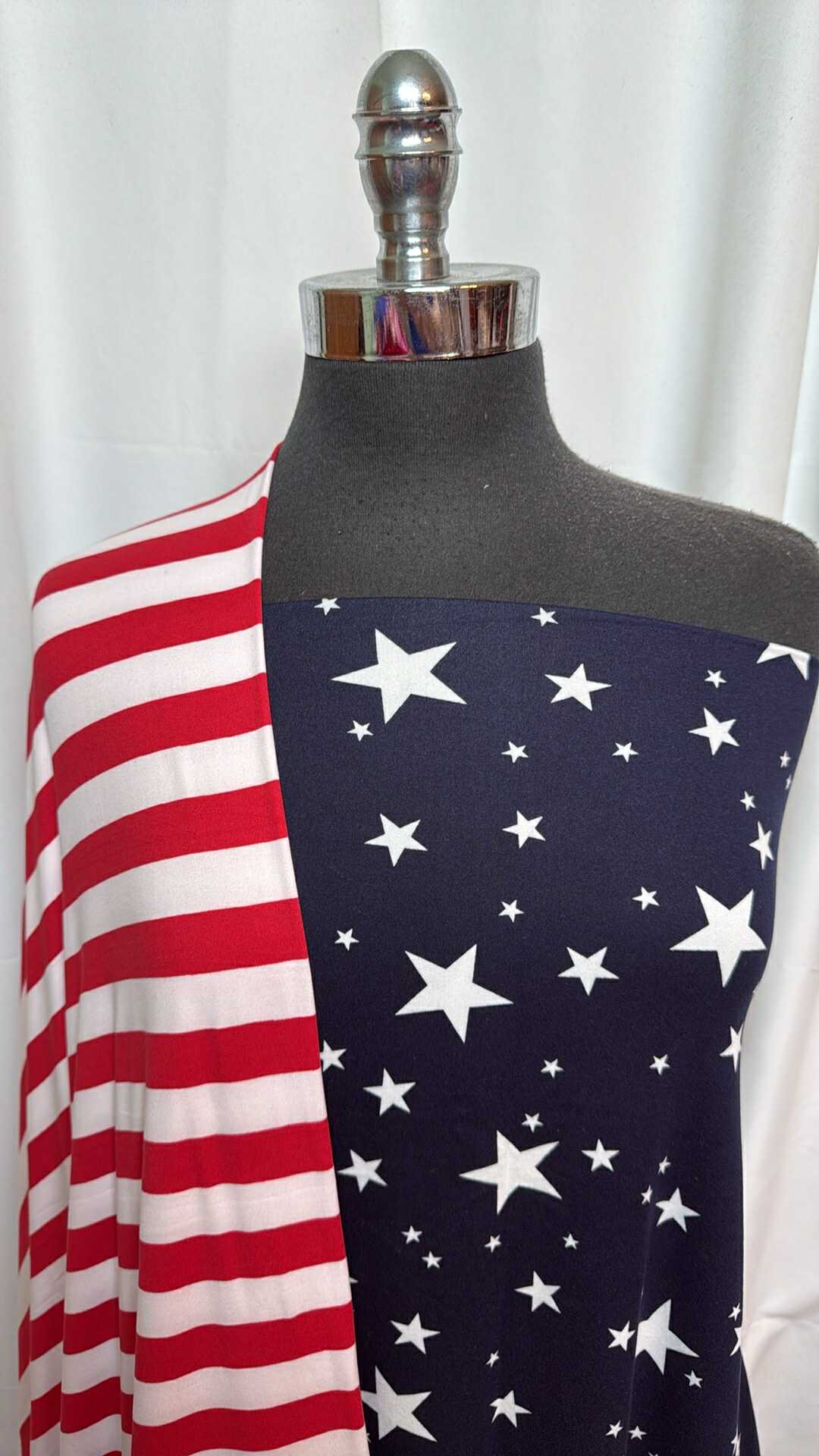 NAVY STAR/STRIPES BUNDLE : 2YD Navy/White Stars DBP & 2YD Stripe DBP : A27720