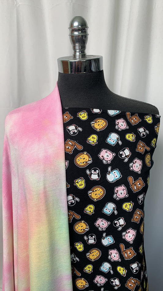 DANGEROUS ANIMALS BUNDLE : 2YD Animals w/Knives C/S & 2YD Tie Dye Light-Weight SK : A1850