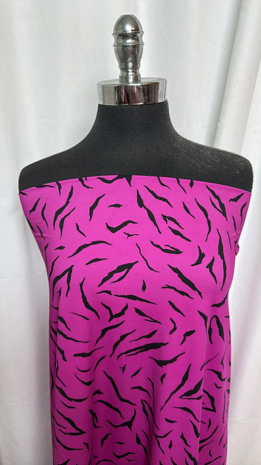 Purple Tiger - Nylon/Spandex Swim- 2 Yard Cut