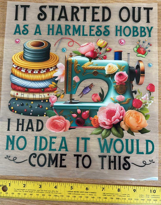 30 - Iron On Decal - Sold Individually