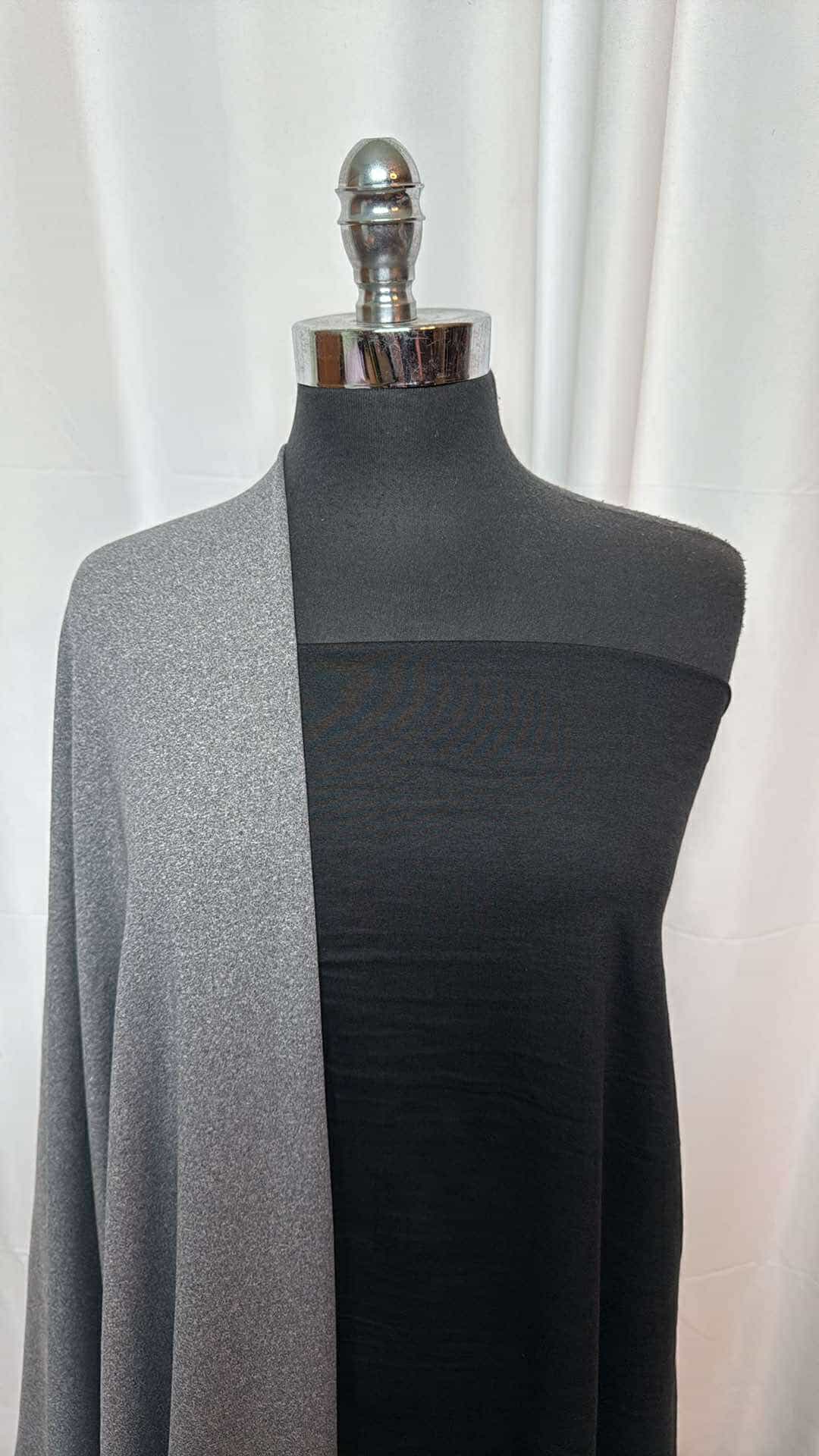 GREY/BLACK PERFORMACE BUNDLE : 2YD Grey PF FT & 1.5YD Black 2-Tone Peached PF : A26992
