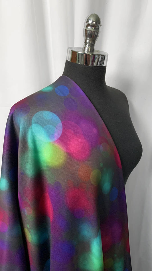 Bokeh Lights - Sport Fleece - 3 Yard Cut