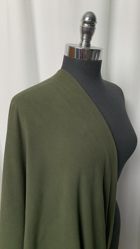 Special Purchase! - Olive Micro Fleece - By the yard