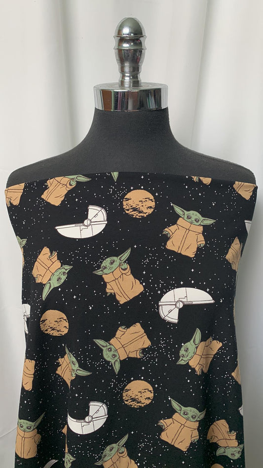 Space Baby - Cotton/Spandex - 1 Yard Cut