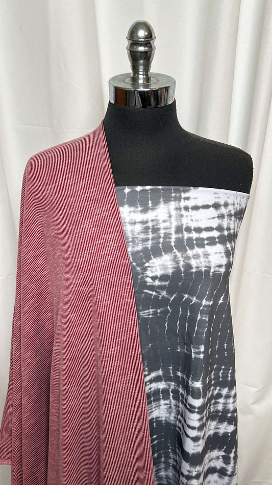 SANDWASH/SPINE DYE BUNDLE : 2YD Spine Dye Brushed PF & 2YD Sandwash Rib : A26394