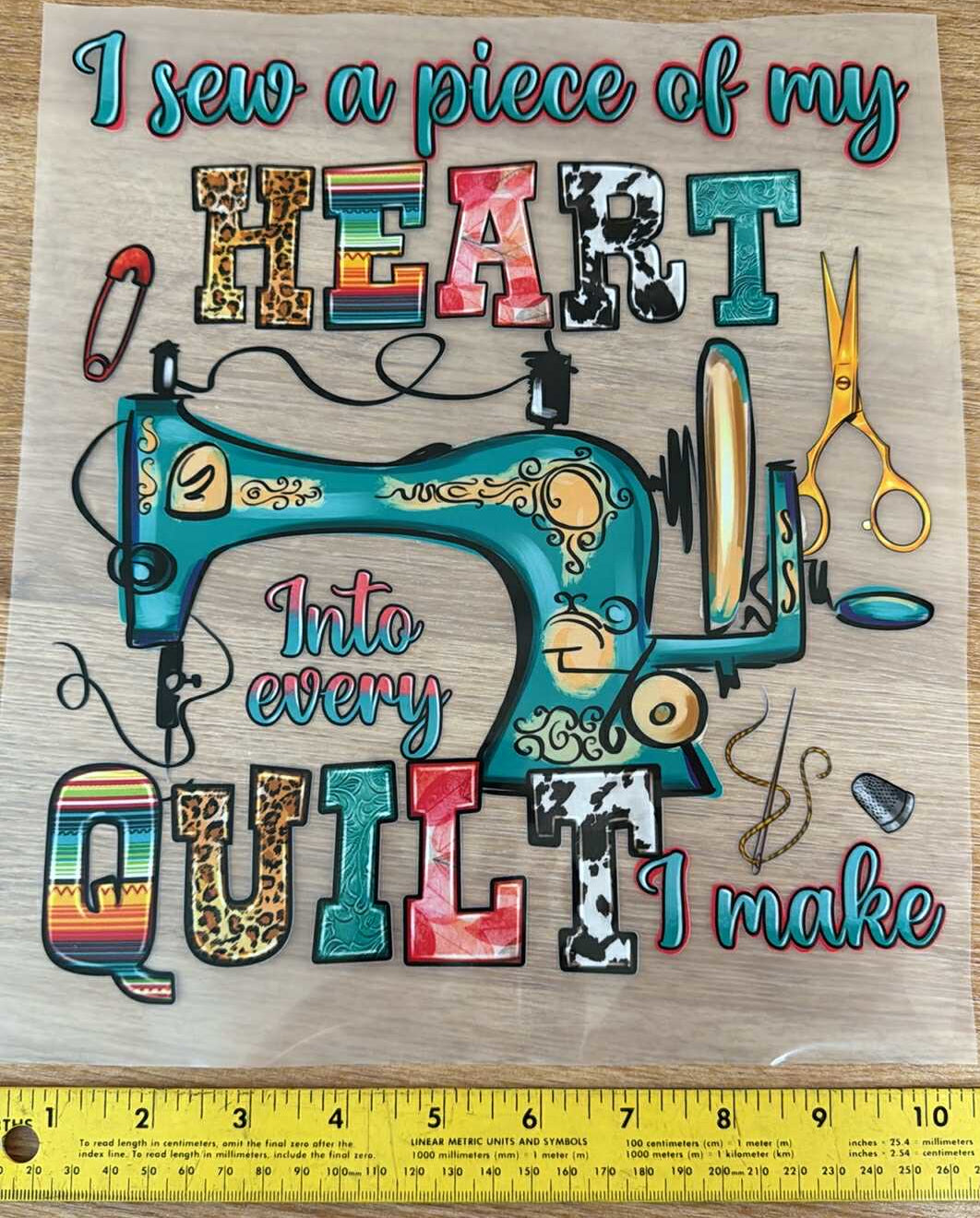 39 - Iron On Decal - Sold Individually