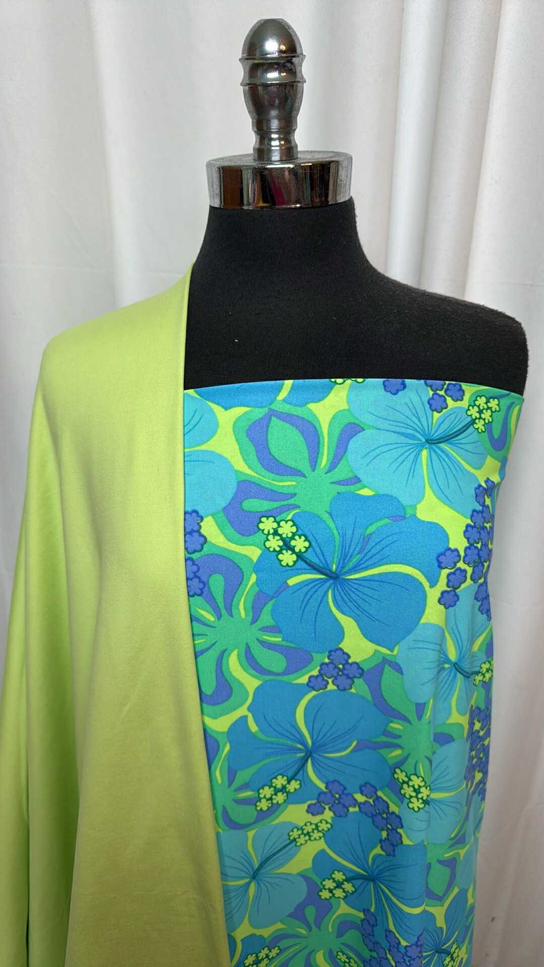 LIME ICE/HIBISCUS BUNDLE : 2YD Hibiscus N/S Swim & 2YD Lime Ice Heather Peached PF : A27485