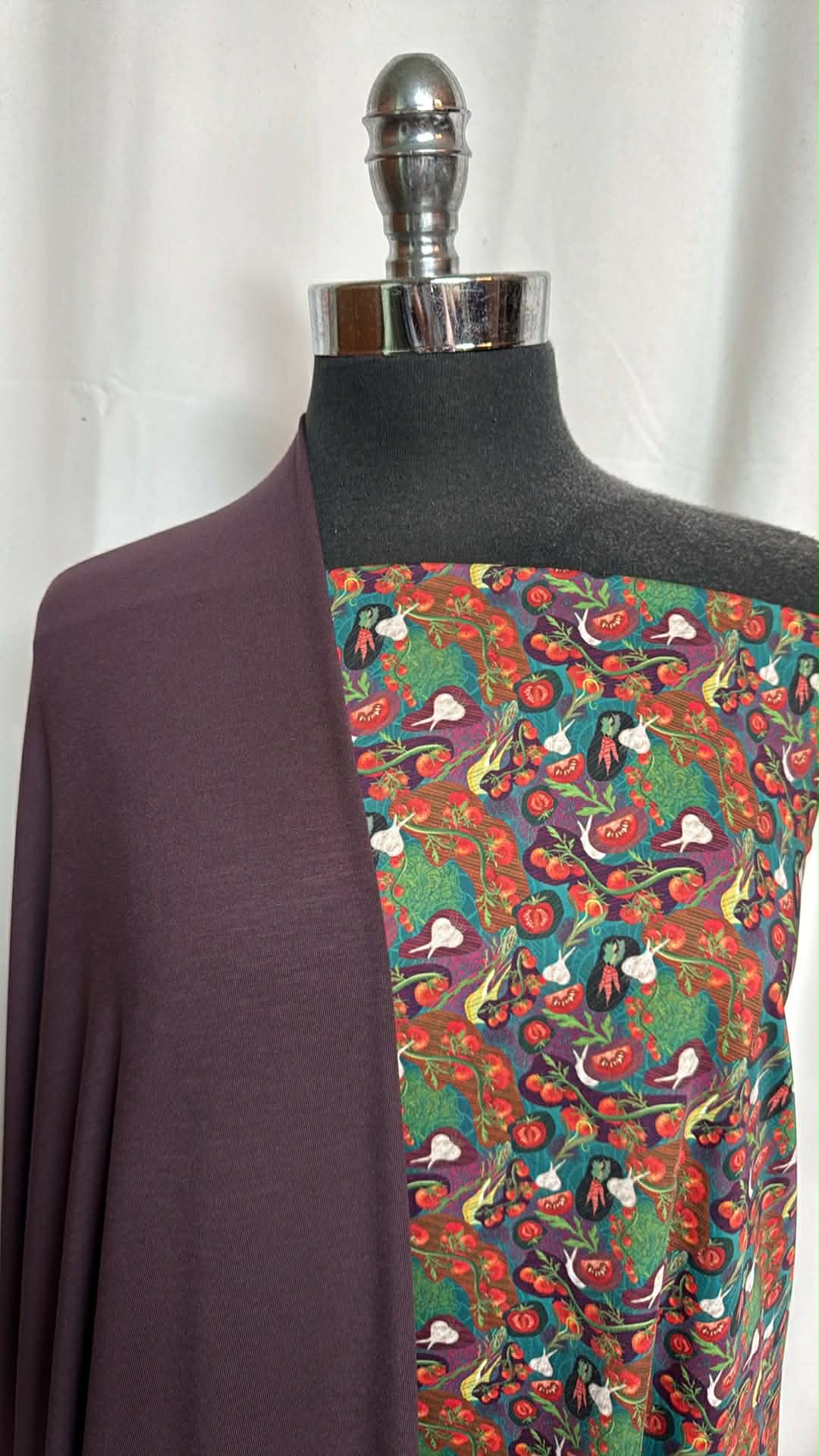 FUDGE/VEGGIES BUNDLE : 2YD Veggies N/S Swim & 2YD Fudge Modal/Spandex : A29641
