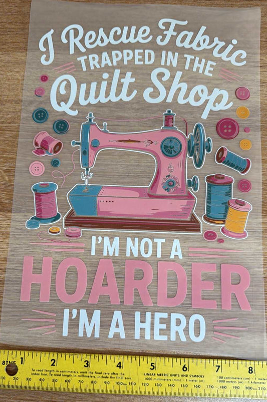 3 - Iron On Decal - Sold Individually