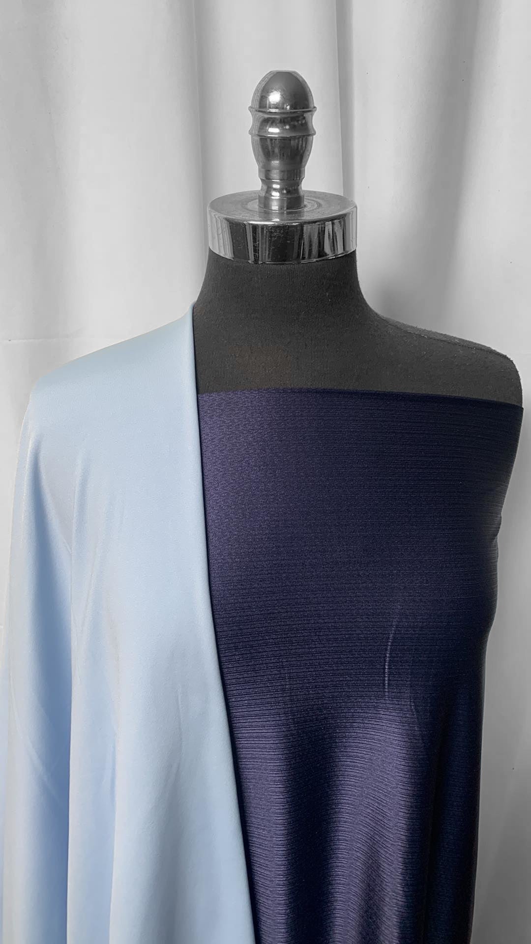 LIGHT BLUE/NAVY BUNDLE : 2YD Light Blue P/S Fleece & 2YD Jacquard PF : A25090