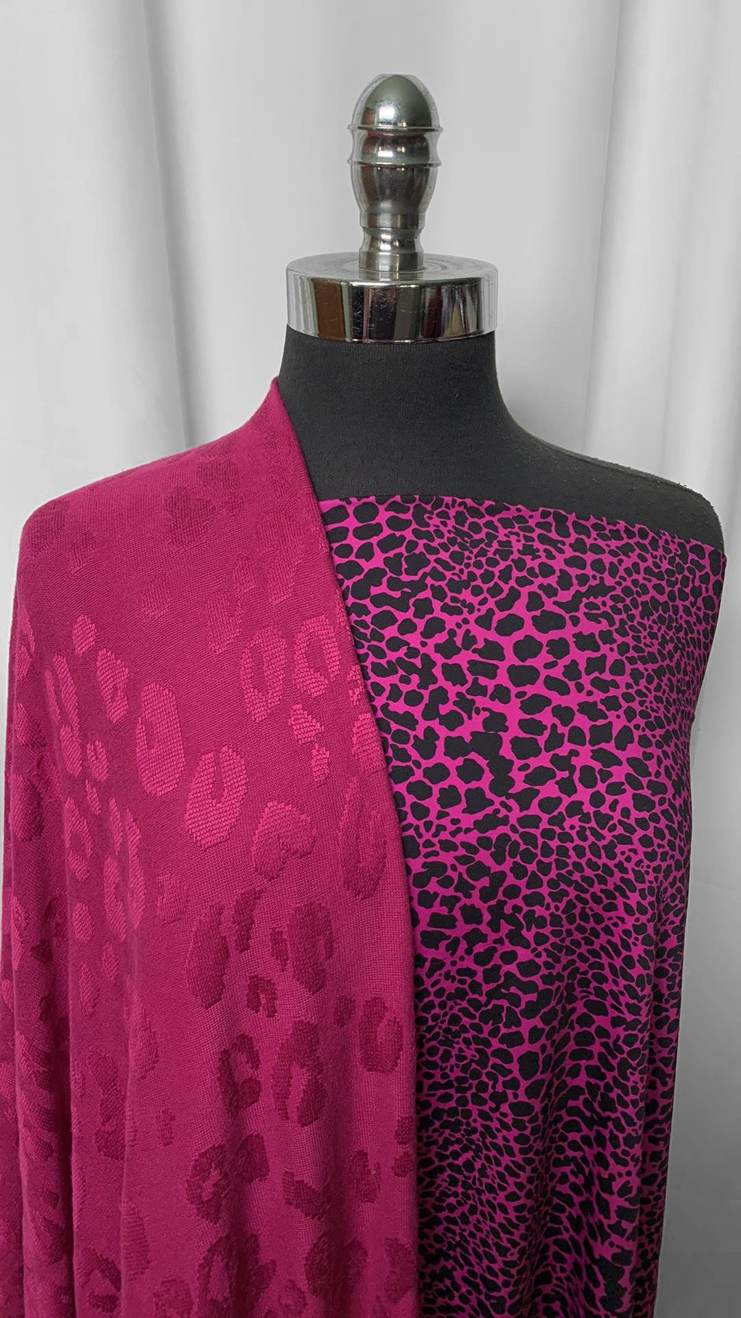 DOUBLE LEOPARD BUNDLE : 2YD Leopard N/S & 2YD Leopard Jacquard Oakley SK : A24964