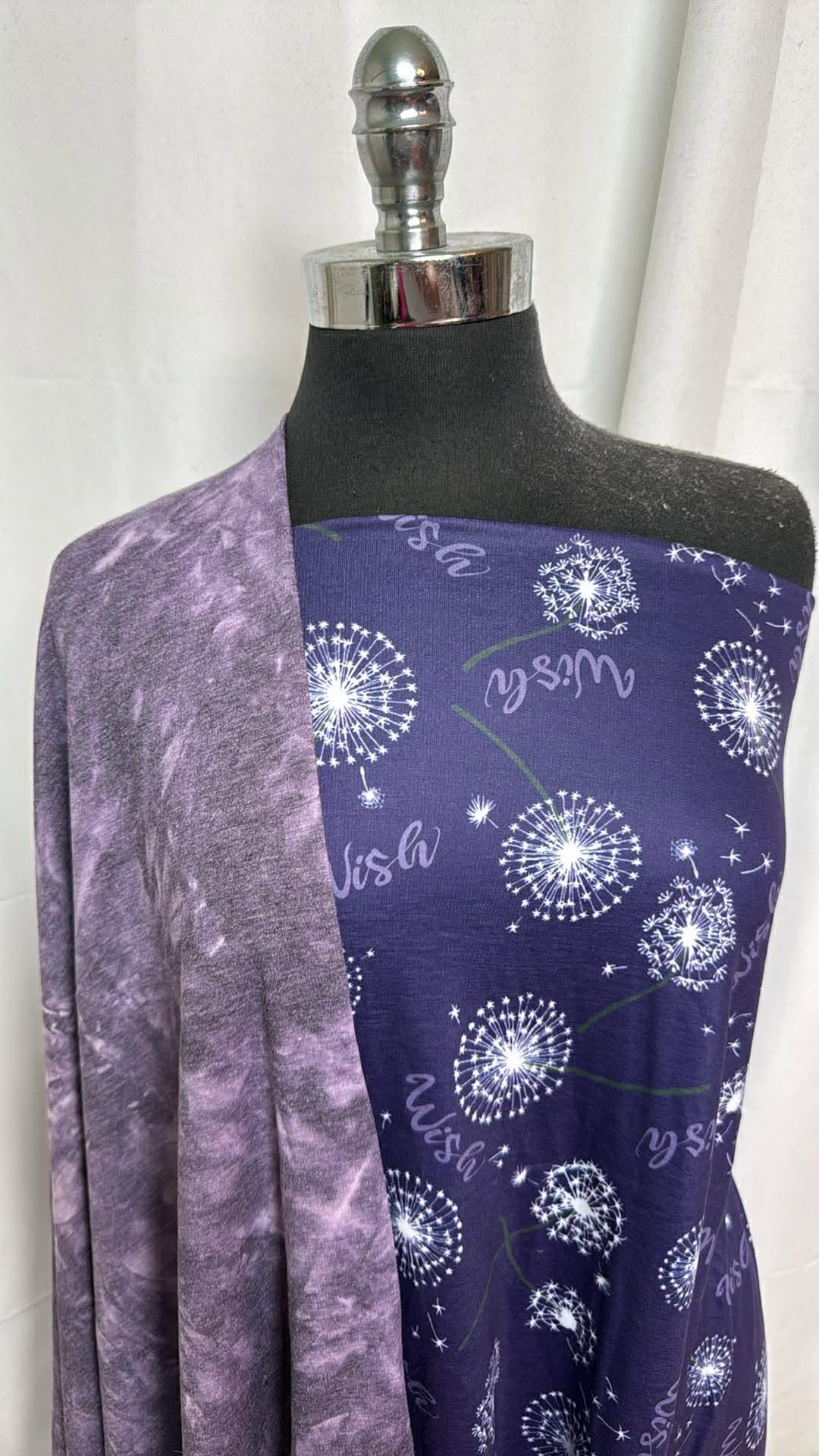 TIE DYE/WISH BUNDLE : 1YD Wish PRS FT & 1YD Tie Dye PRS FT : A30527