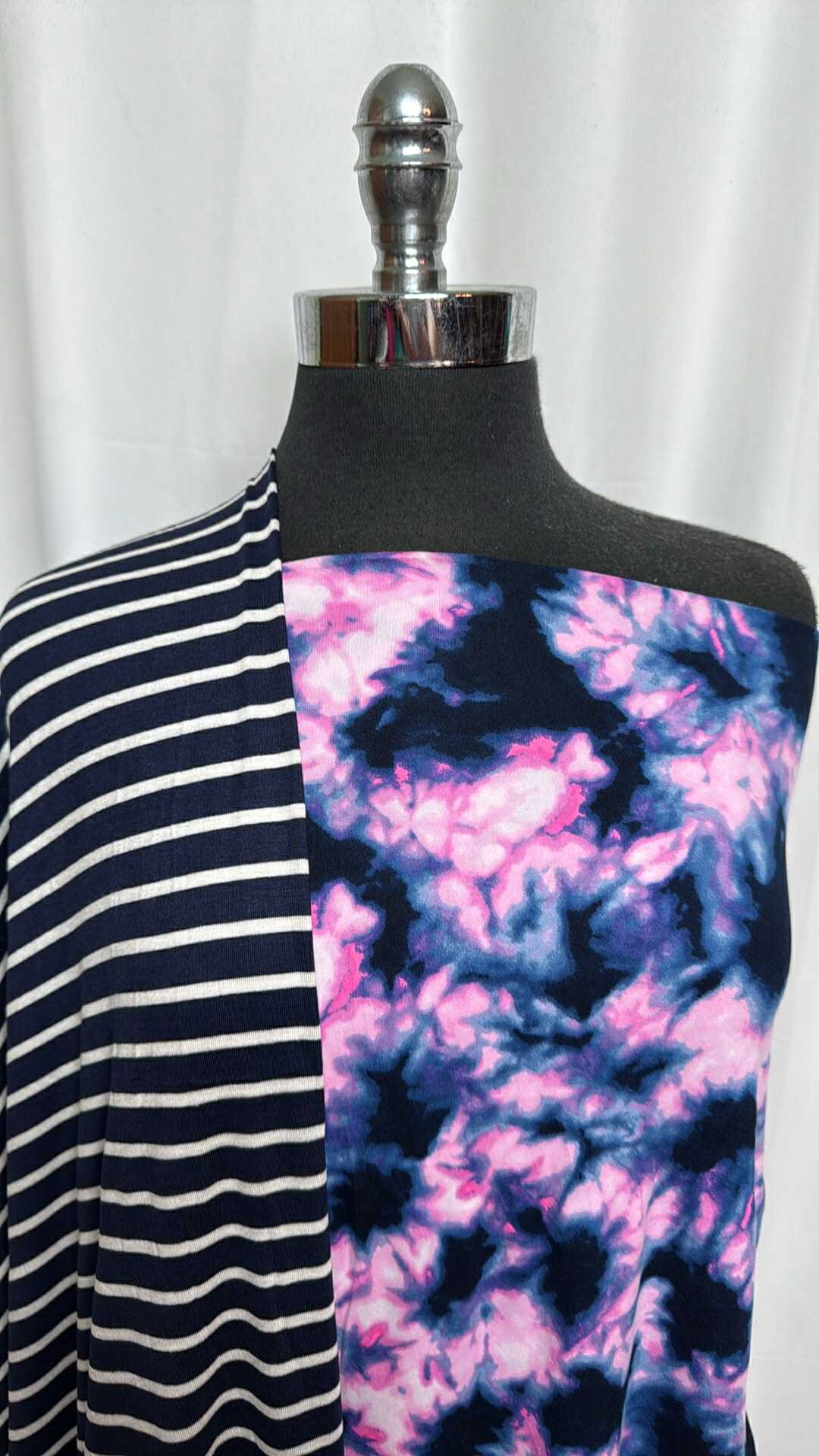 TIE DYE/STRIPE BUNDLE : 2YD Tie Dye DBP & 2YD Stripe R/S : A29190