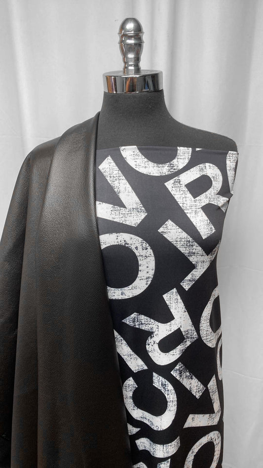 BLACK FOIL/LETTERS BUNDLE : 2YD Distressed Letters N/S & 2YD Black Foil Liverpool : A25242