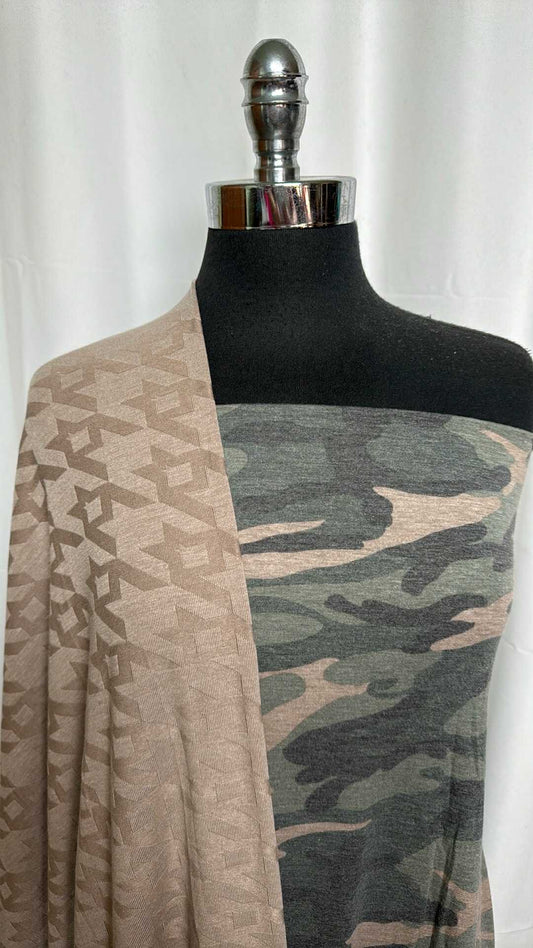 CAMO/HOUNDSTOOTH BUNDLE : 2YD Camo PRS Jersey & 2YD Houndstooth SK : A29318