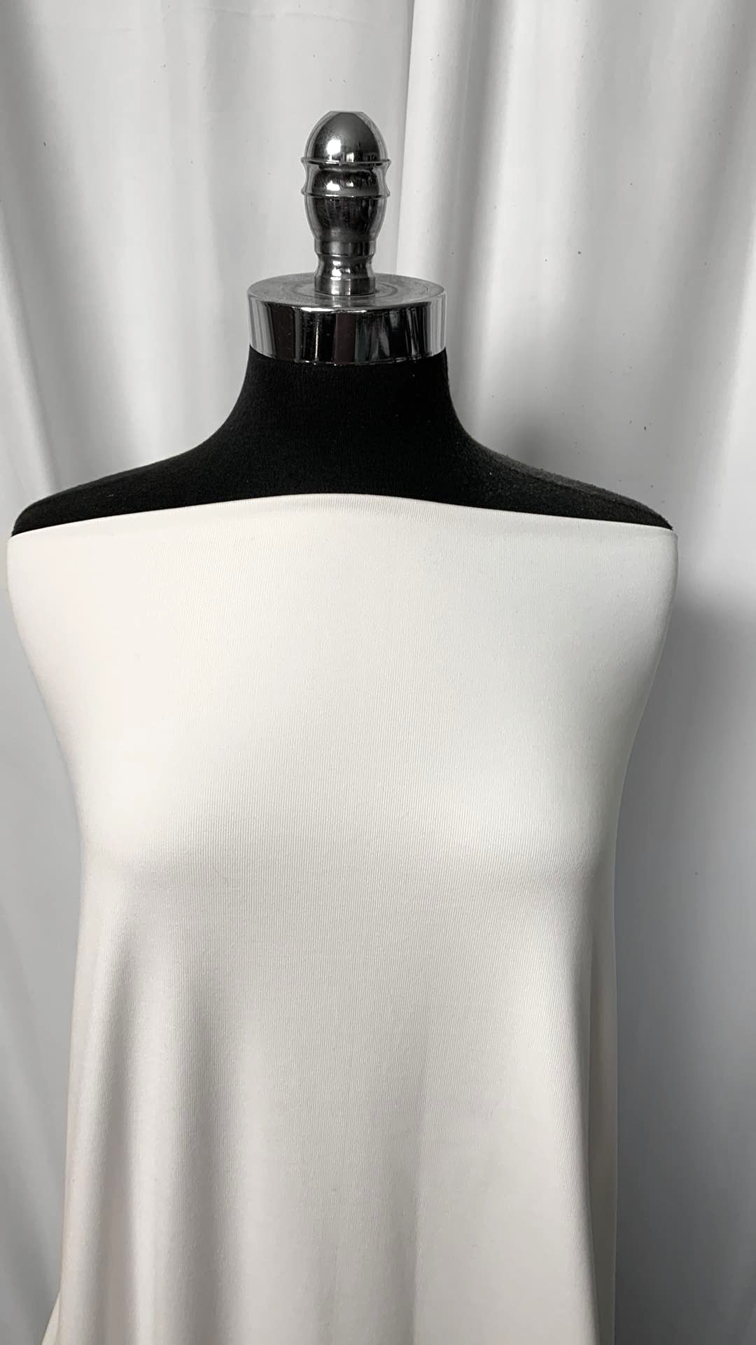Cloud White - Poly/Spandex Performance Rib - By the 1/2 Yard ...
