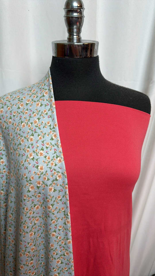 CORAL/FLORAL BUNDLE : 2YD Coral DBP & 2YD Floral Oakley SK : A28384