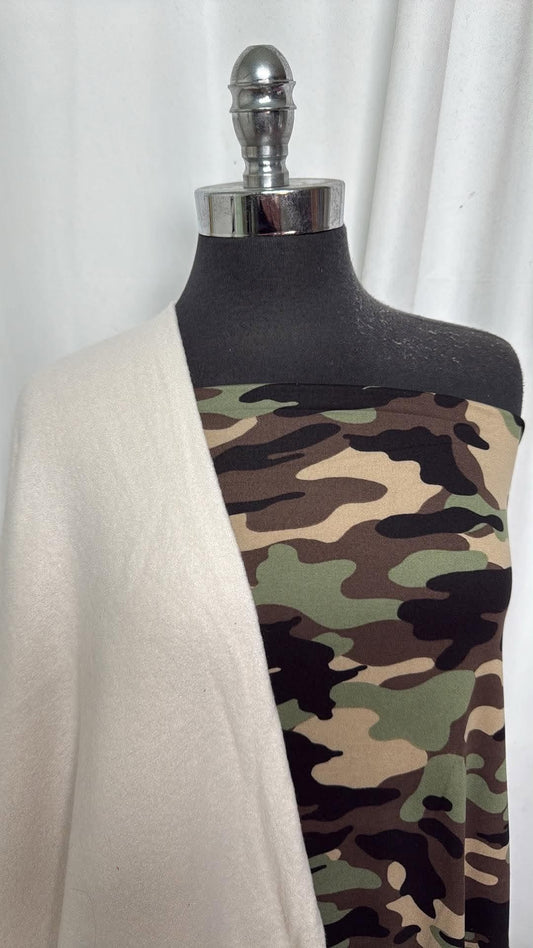 CREAM/CAMO BUNDLE : 2YD Camo DBP & 2YD Cream Brushed-Face SK : A30959