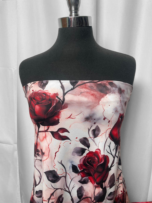 Rose & Thorn - Peached Performance - 3 Yard Cut