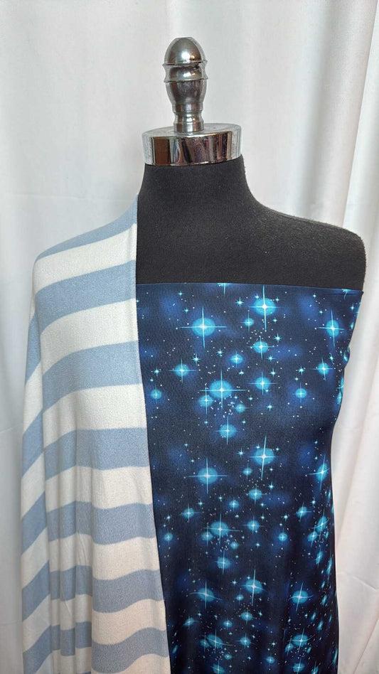 BLUE GALAXY/STRIPE BUNDLE : 2YD Blue Galaxy ITY & 2YD Stripe Oakley SK : A27626