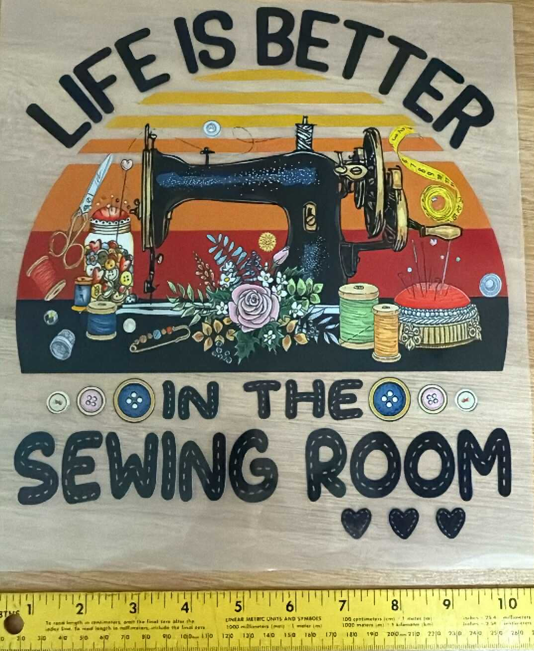 40 - Iron On Decal - Sold Individually