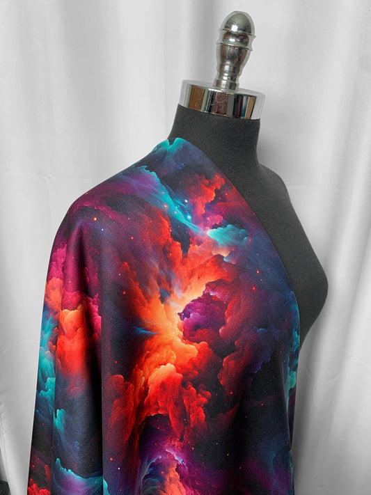 Nebula - Poly/Spandex Sweatshirt Fleece - 2 Yard Cut
