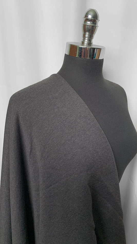 Charcoal 2-Tone - Sweatshirt Fleece - 1 Yard Cut