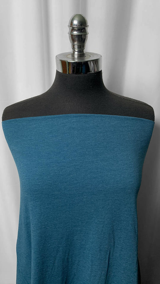 Teal - Cotton/Poly Jersey - 2 Yard Cut