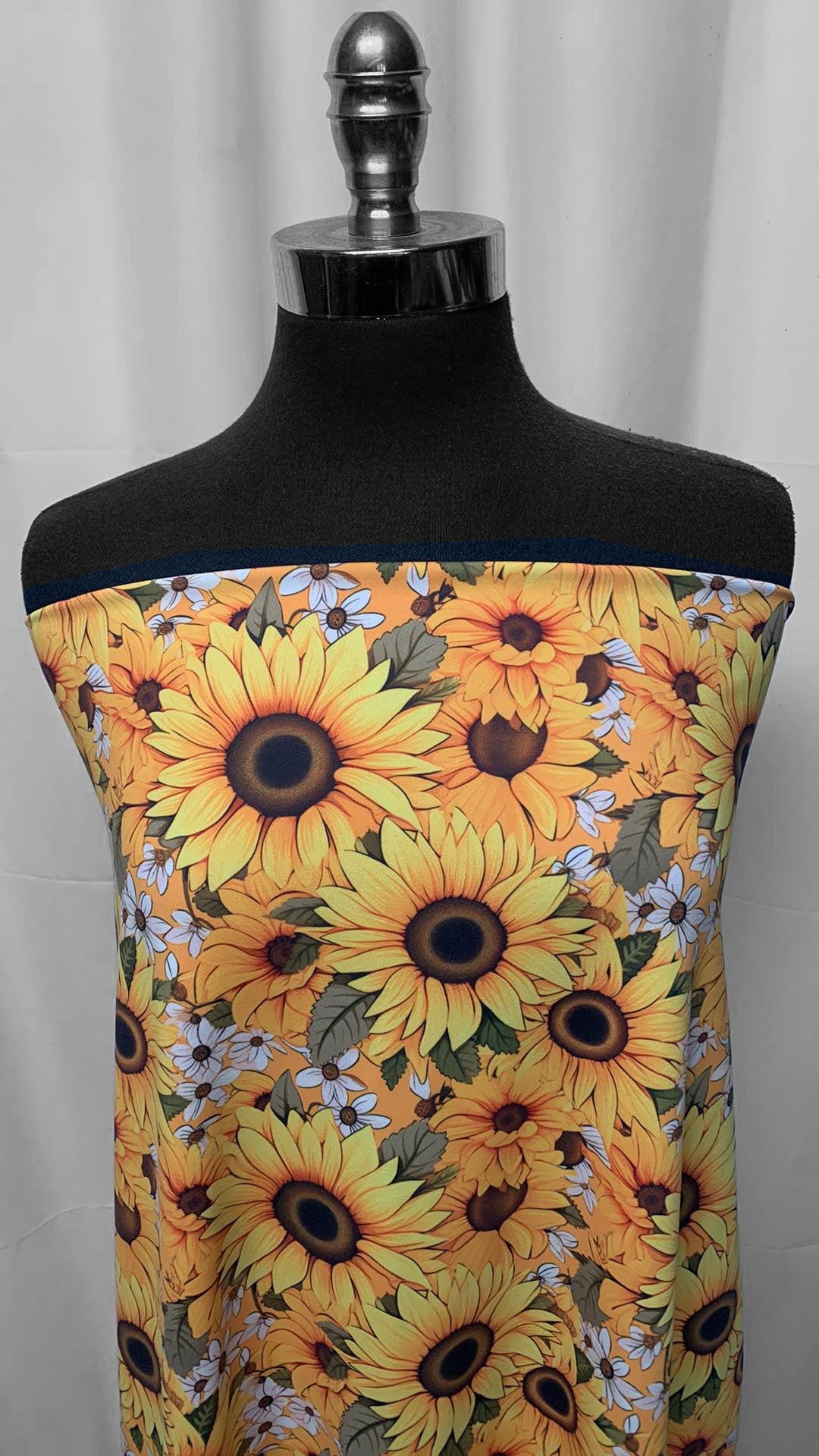 Sunflowers - Glide Nylon/Spandex (300gsm) - 4 Yard Cut