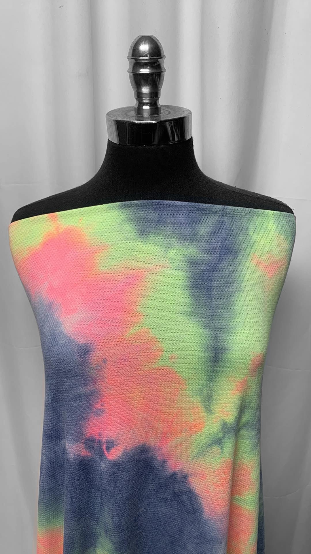 Tie Dye - Poly/Rayon/Spandex Pique - 2 Yard Cut