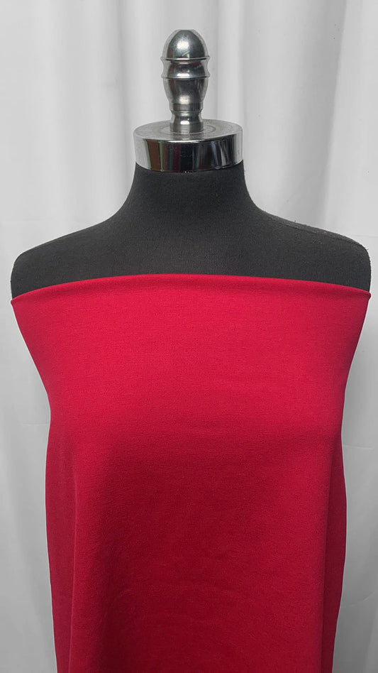 Red - Nylon Ponte - 2 Yard Cut