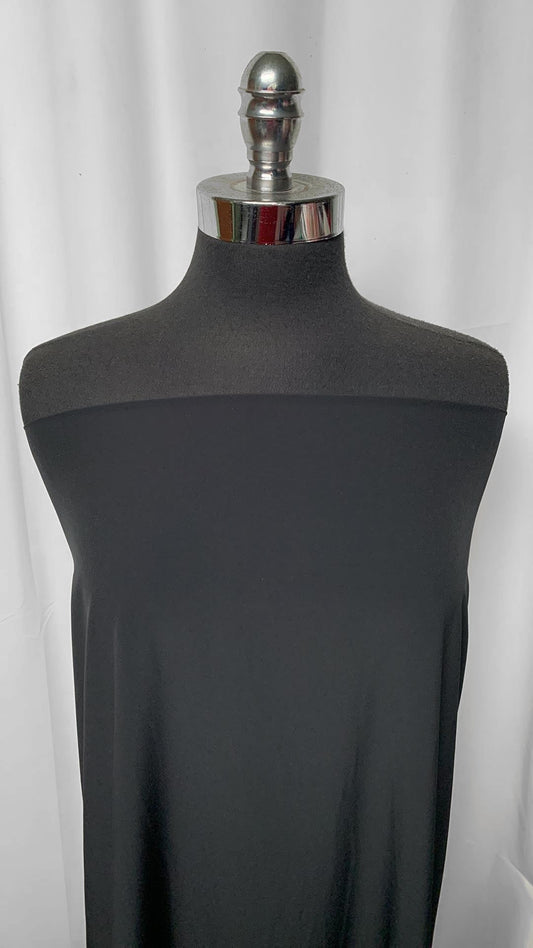 Black - Poly/Spandex Woven - 2 Yard Cut