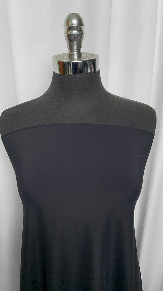 Black- Nylon Swim Lining- 2 Yard Cut