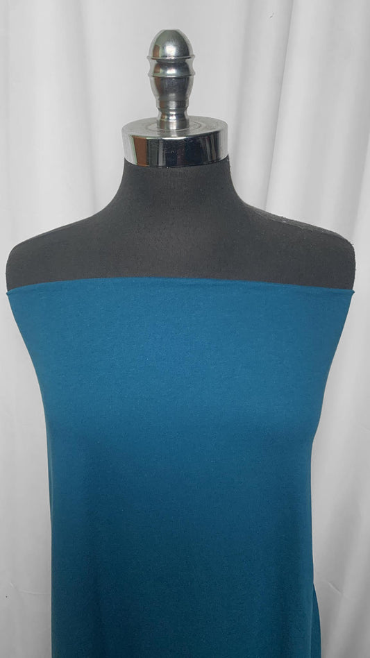 Teal - Cotton/Poly Jersey (72" Wide) - 2 Yard Cut