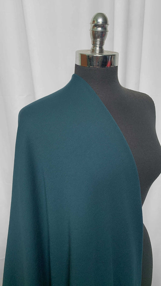 Teal- Cotton/Poly Sweatshirt Fleece (72" Wide) - 1 Yard Cut